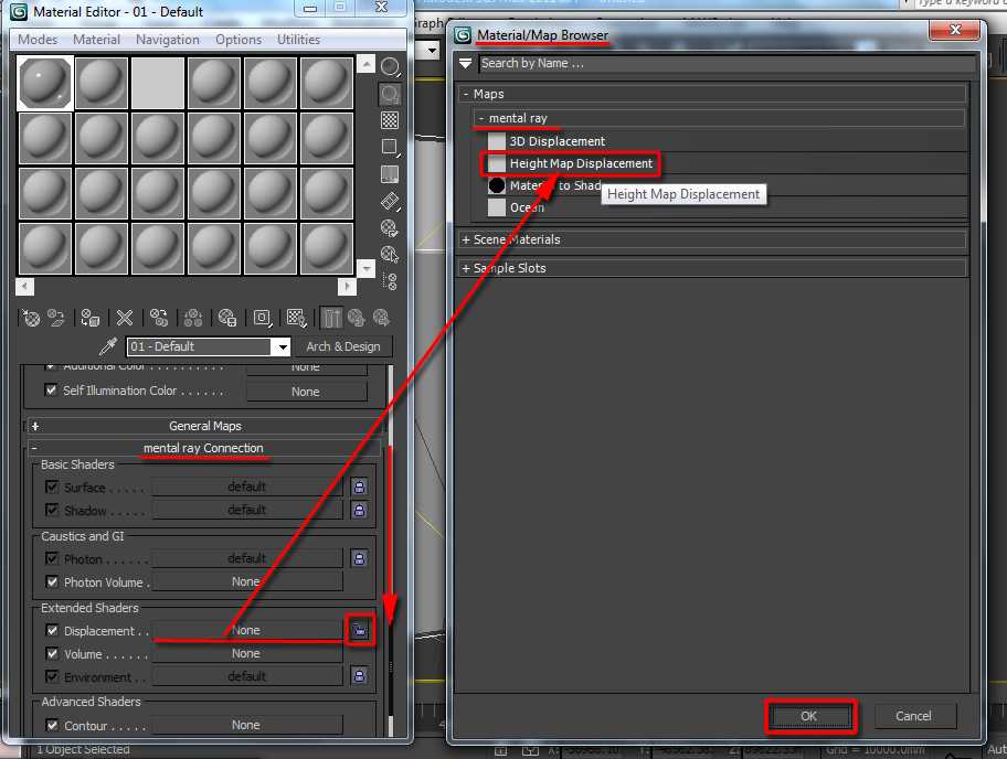 How displacement maps work and how to optimize them in v-ray part 1