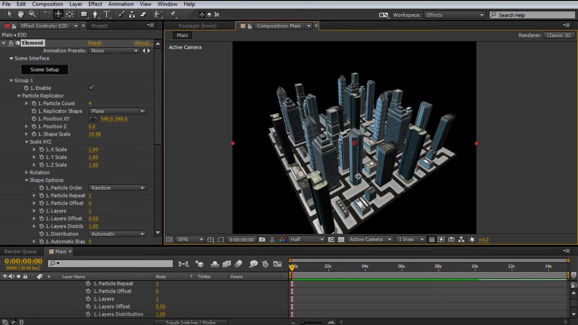 Построение и анимация частиц. autodesk 3d-studio max, 3ds max