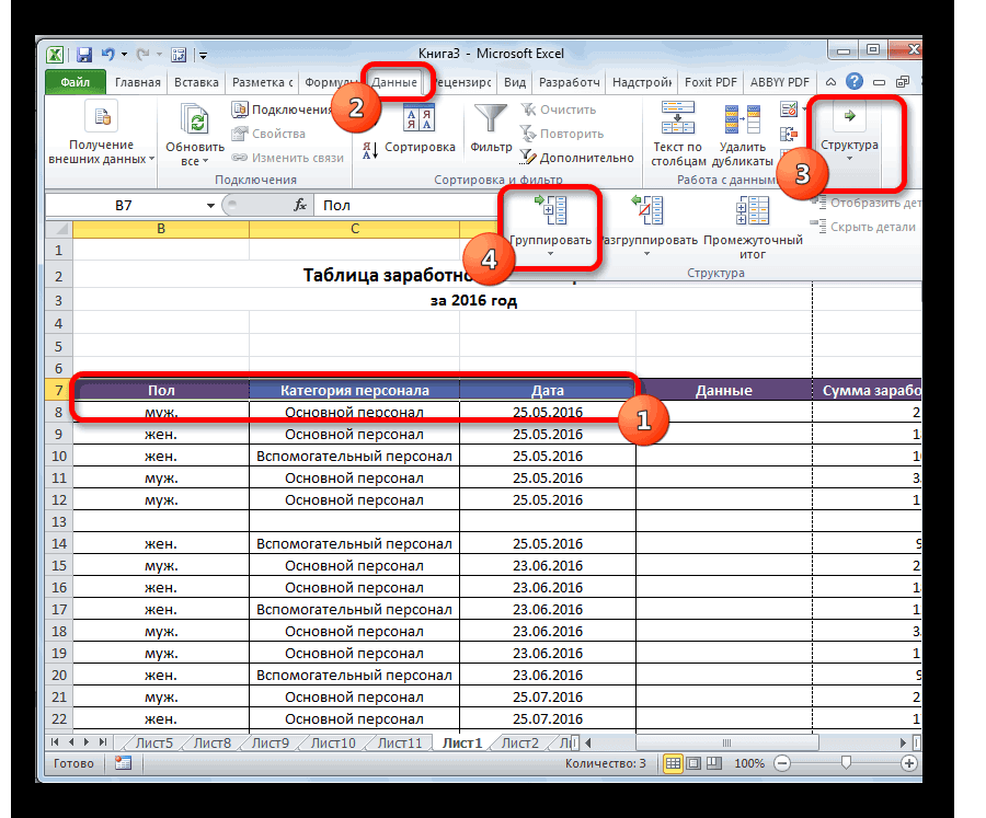 Excel группировка данных по значению - вэб-шпаргалка для интернет предпринимателей!