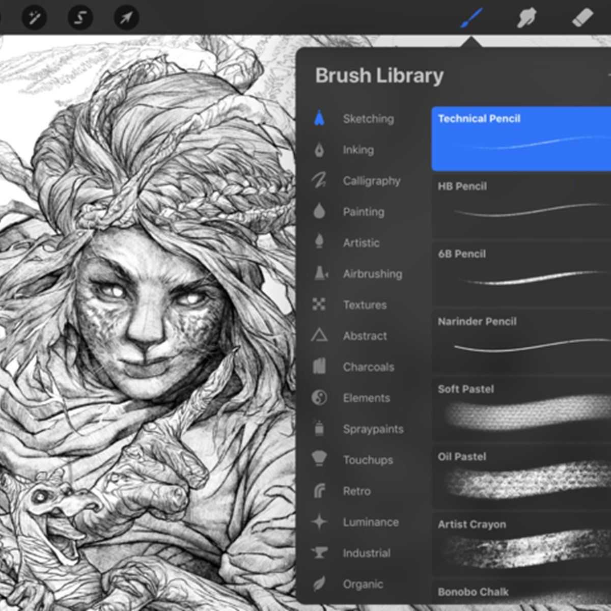 Приложение procreate