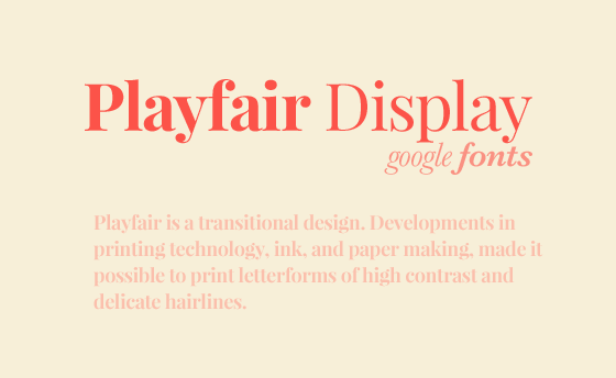 Скачать шрифт playfair display