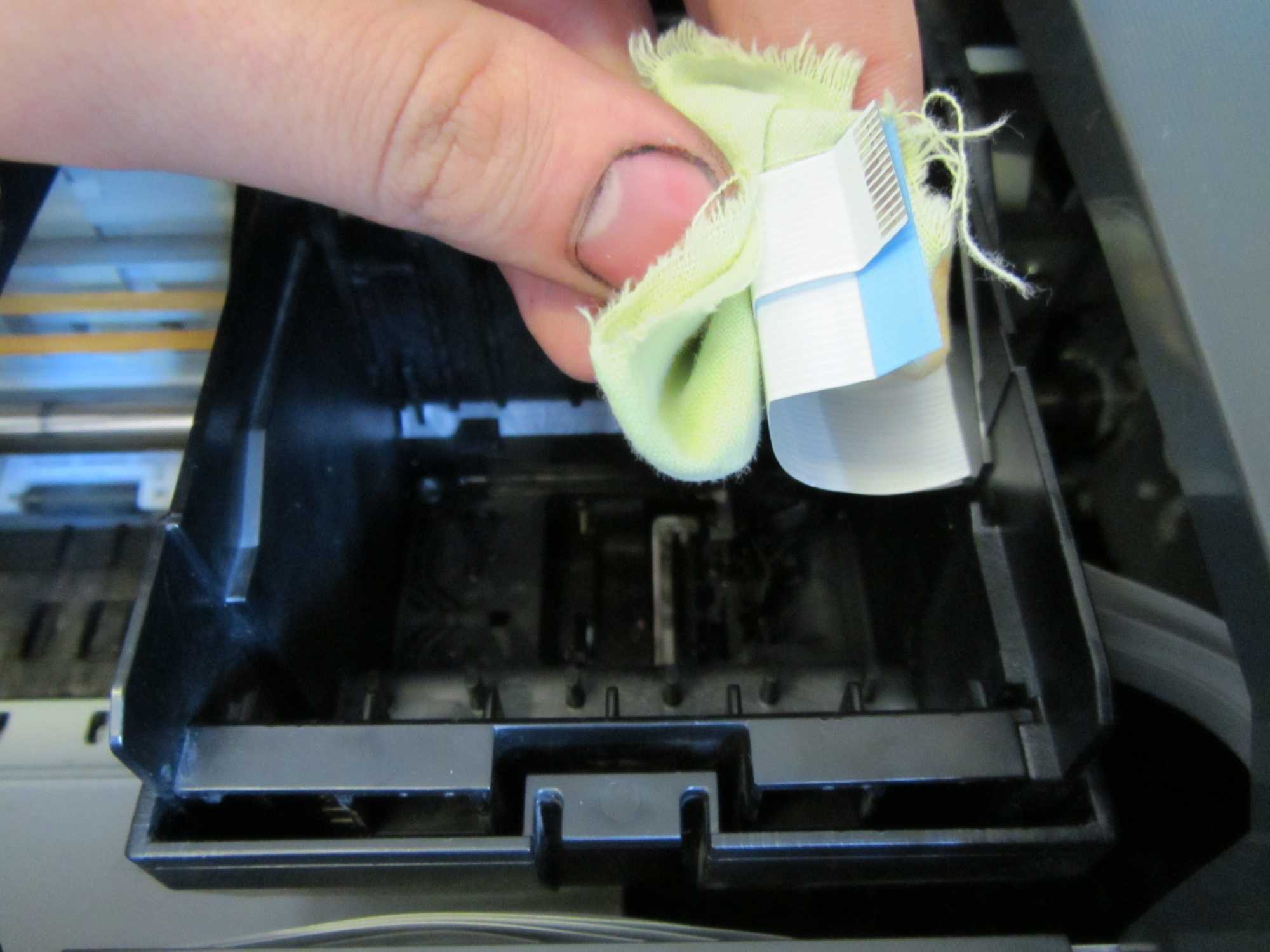 Как прочистить (промыть) печатающую головку принтеров epson, hp, canon