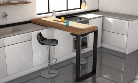 Барная стойка для кухни: варианты, размеры, чертежи, дизайн + фото