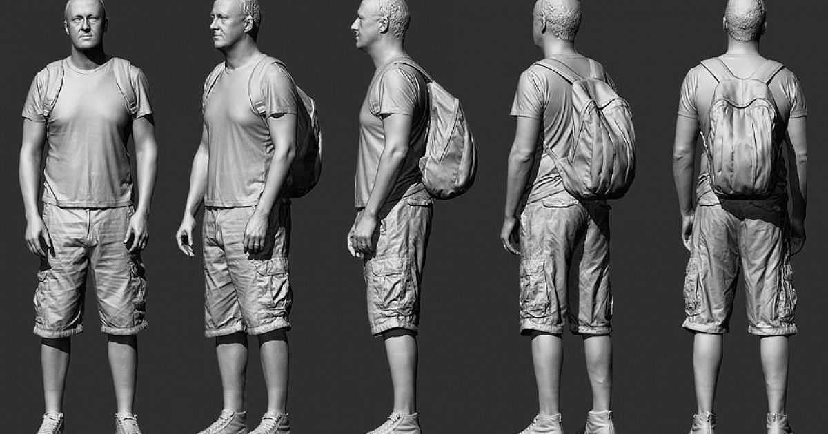 3d models 3д модели людей: девушек мужчин детей стариков анатомии скелеты скачать бесплатно для 3d max