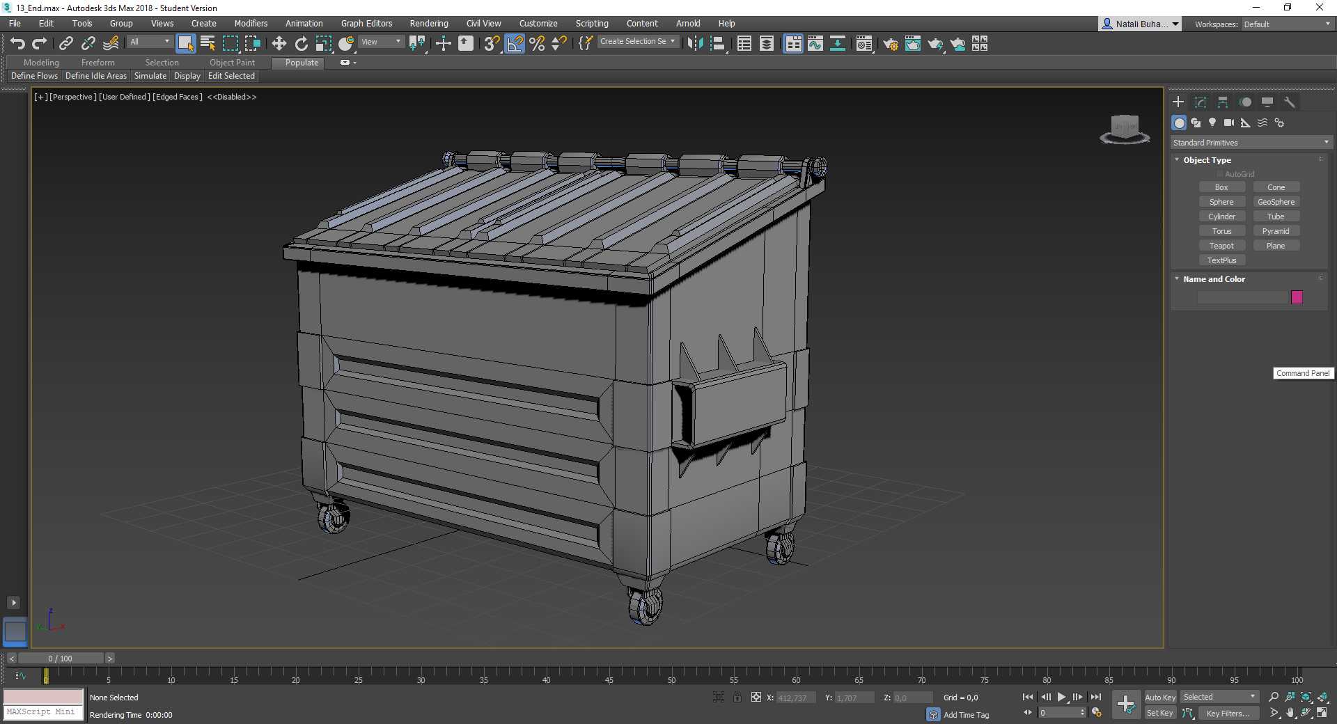 3d модель стола 3d max