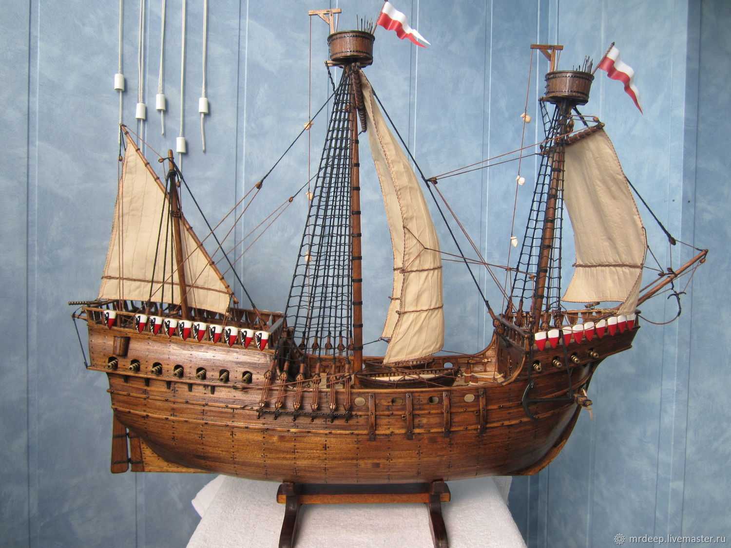 Плавающие модели - как сделать модель парусной яхты (с чертежами точных размеров)