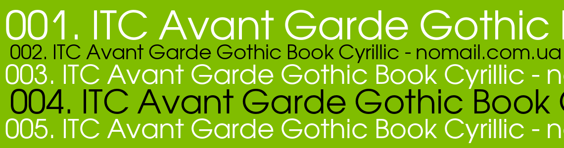 Avant garde font free download