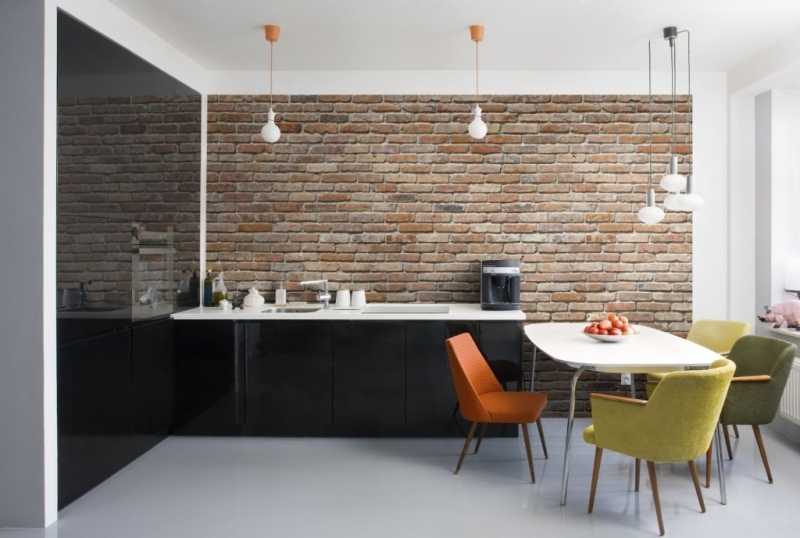 Стены на кухне: 105 фото лучших решений дизайнеров и советы по выбору стиля в 2019 году