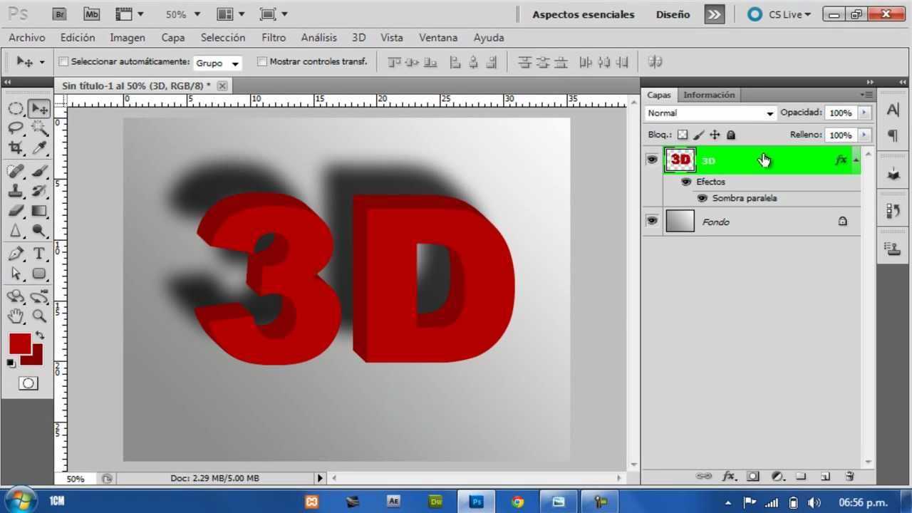 Как сделать 3d фигуру в adobe photoshop cs5  | страна мастеров