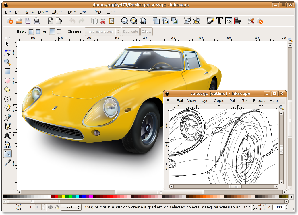 Inkscape - обзор и установка бесплатного графического редактора