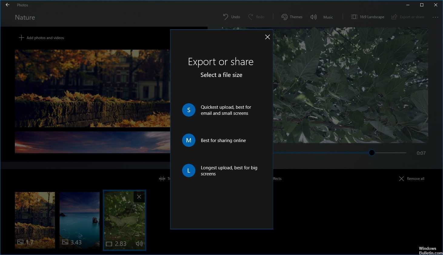 Приложение photos Windows 10