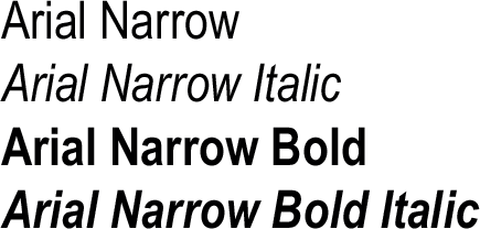 Arial font free download