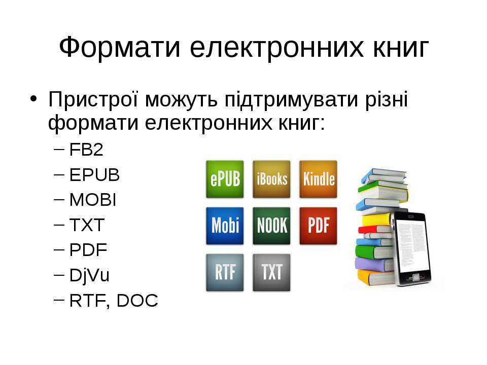 Fb формат книг. Форматы электронных книг. Расширение электронных книг. Форматы книг для электронной книги. Популярные Форматы электронных книг.