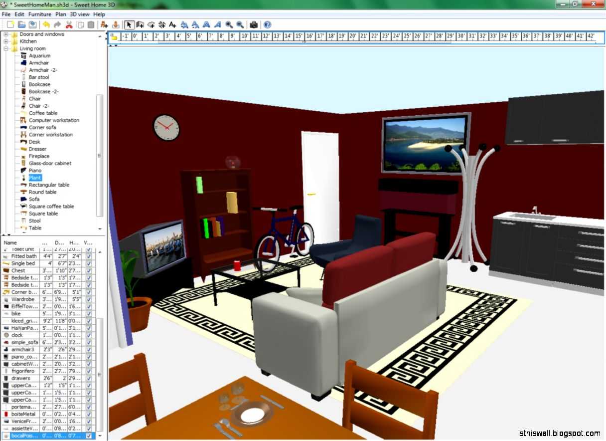 Дизайн интерьера 3d — обзор основных программ для работы с проектированием интерьера