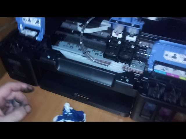 Как почистить сопла принтера canon вручную