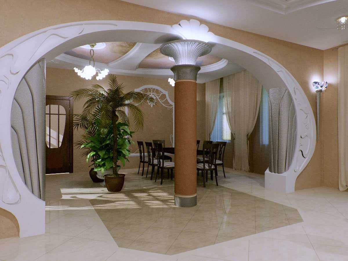 Арка в гостиной: 140 фото современных идей украшения гостиных при помощи арок