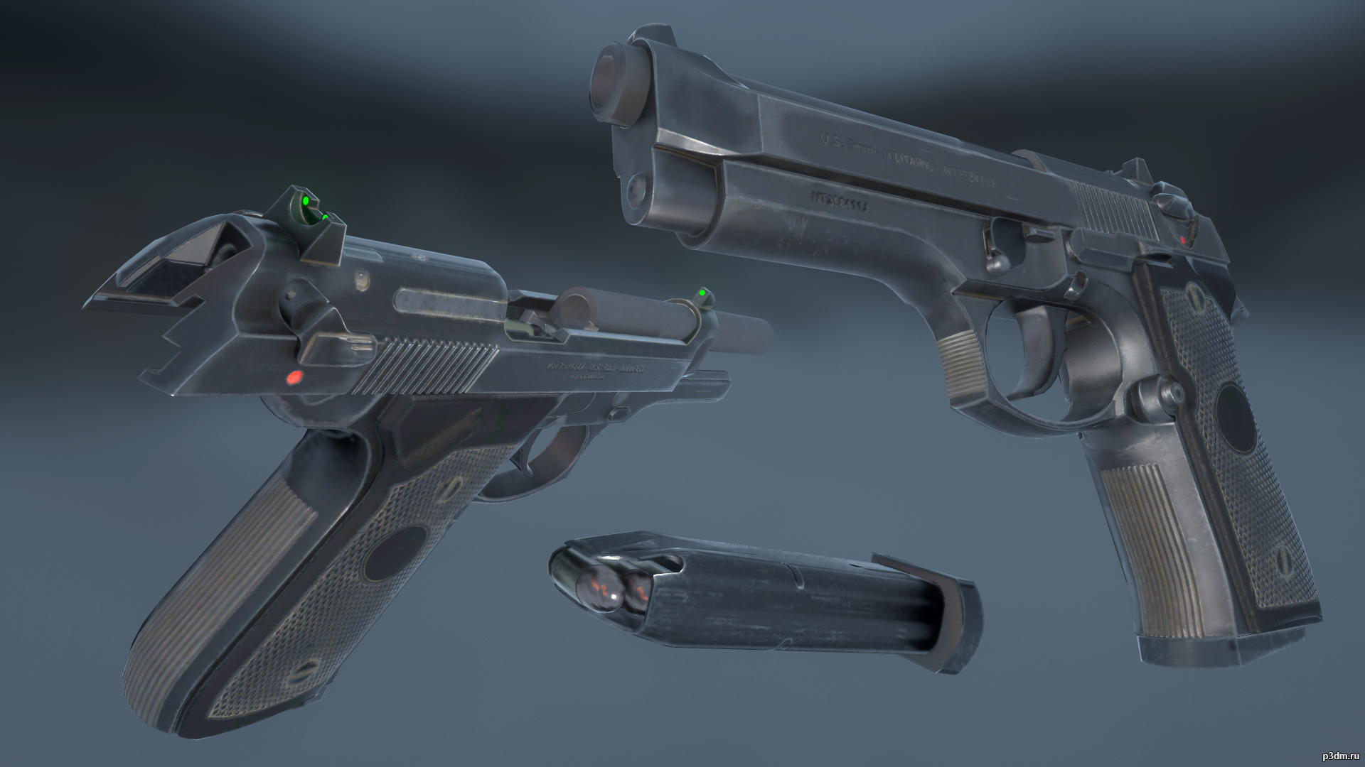 3d модели оружия из contract wars