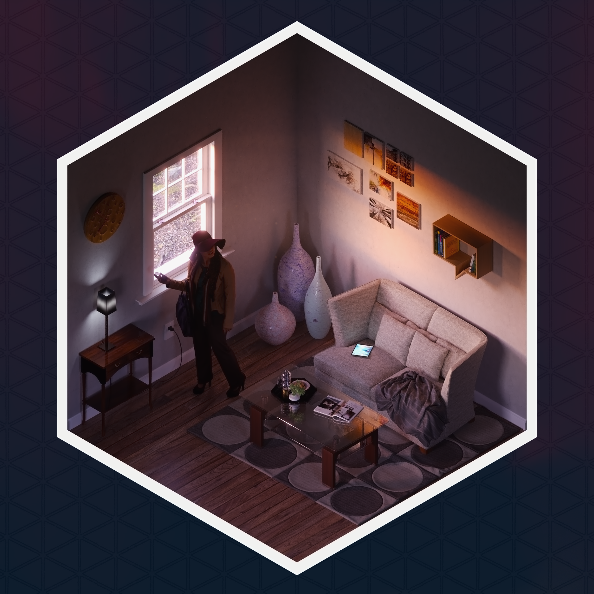 Isometric Room Blender