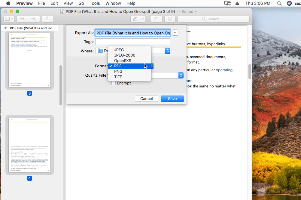 Приложение Preview на Mac не упрощает добавление изображения в файл PDF, но есть умный обходной путь, который вы можете использовать с самим Preview, и мы