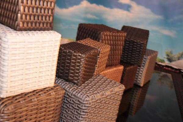 Декоративный прием: плетеные вставки для мебели из ротанга и других материалов