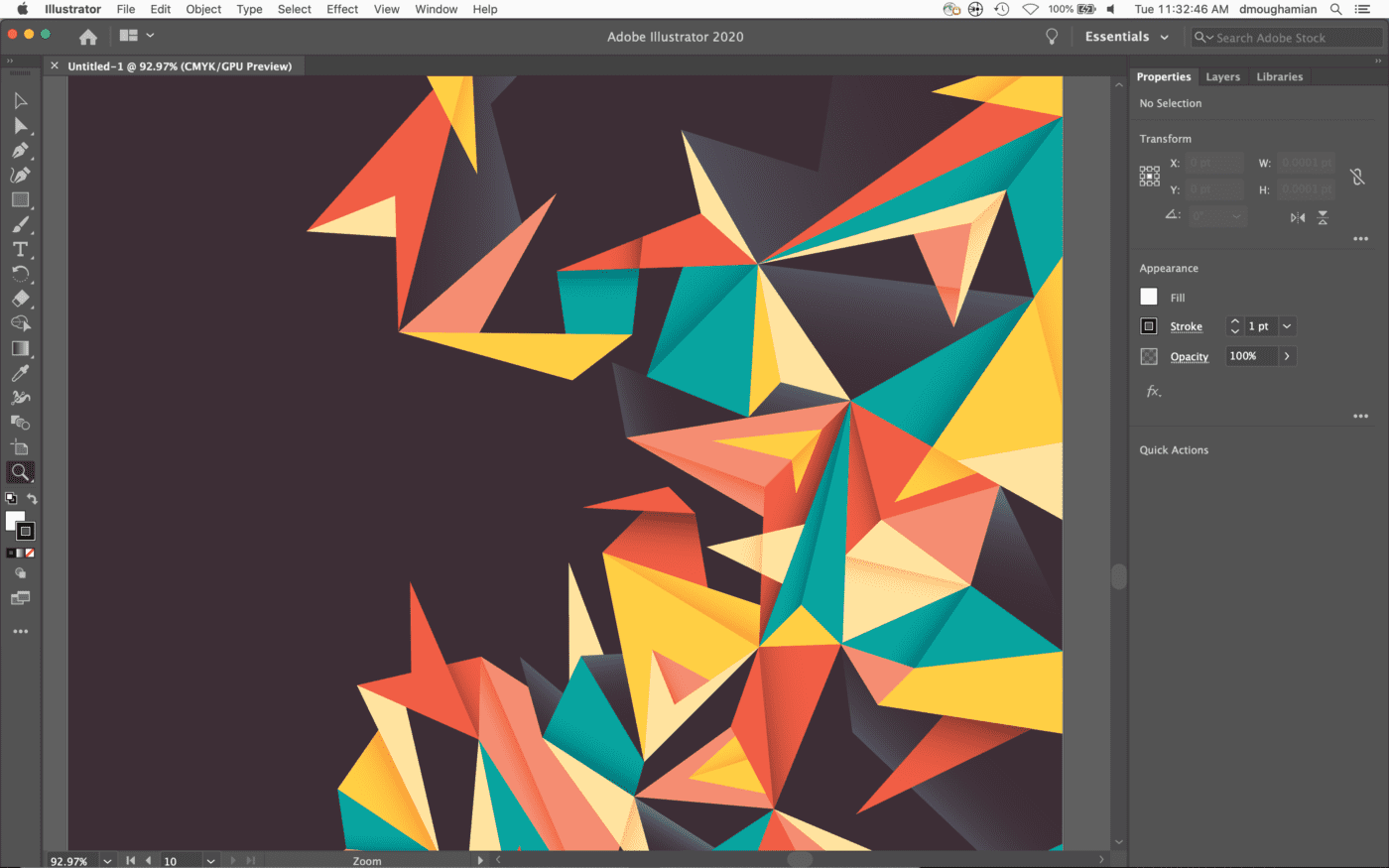 Adobe Illustrator Интерфейс