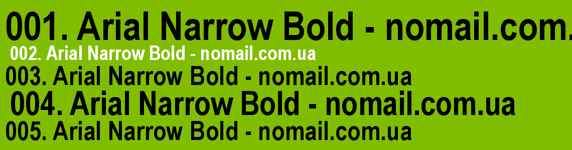 Download arial narrow bold - bold