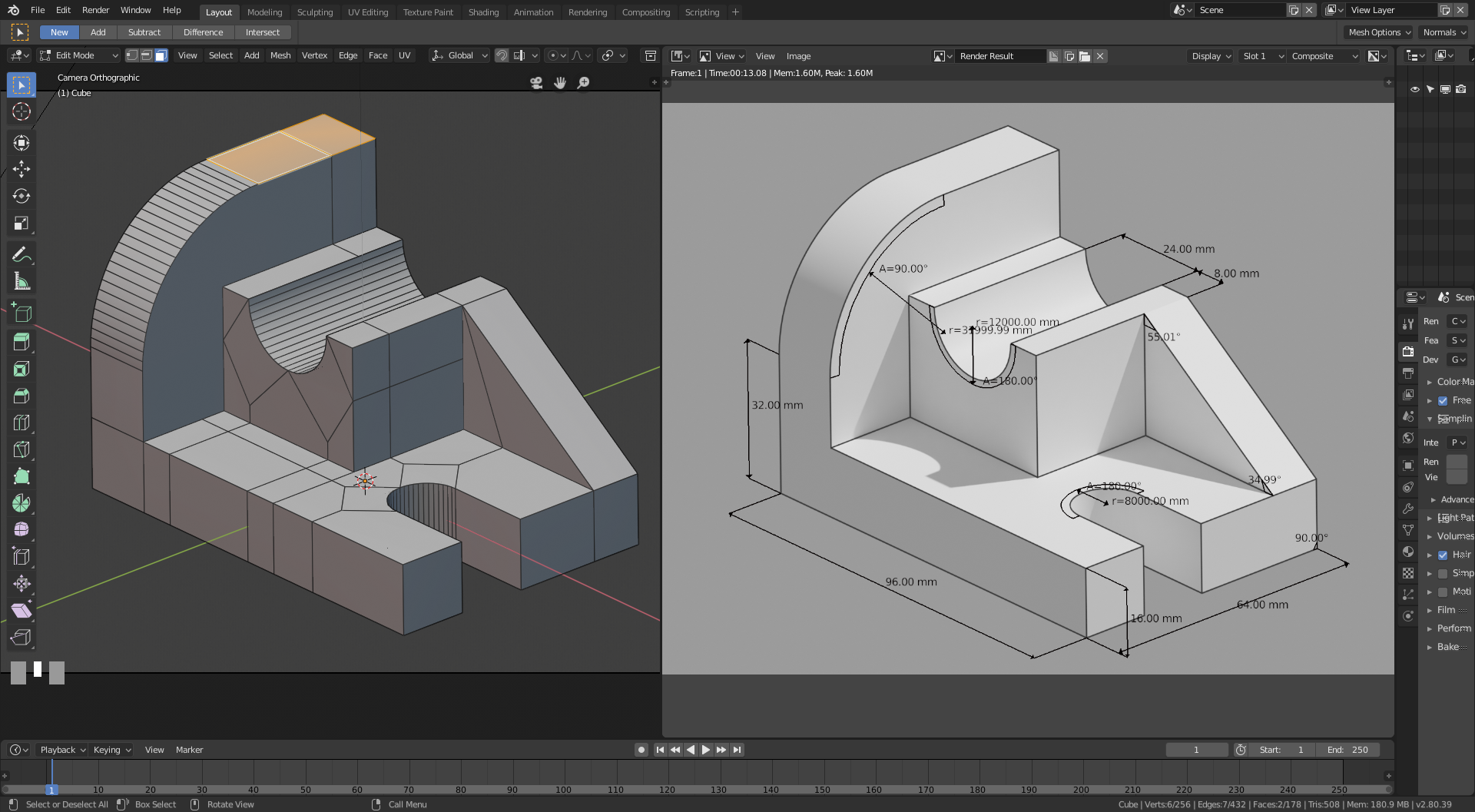 Как из картинки сделать 3д модель в blender