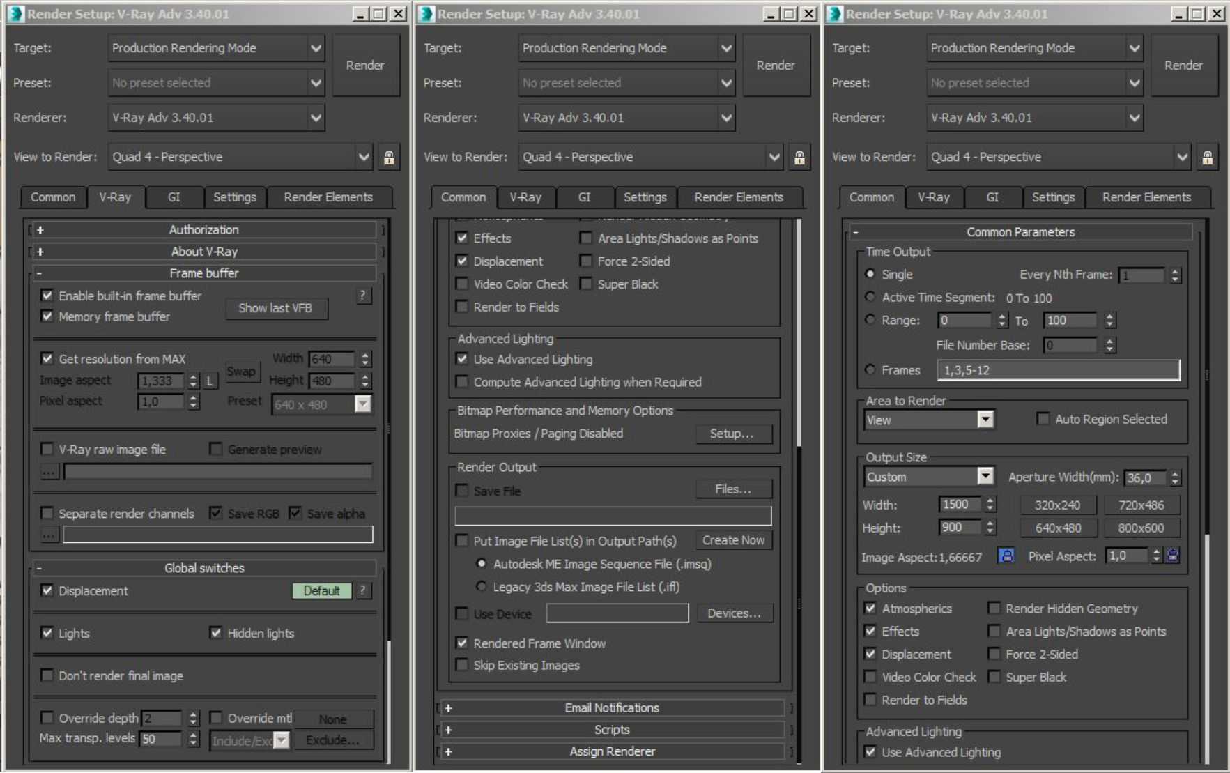 V-ray 5 v-ray MTL options